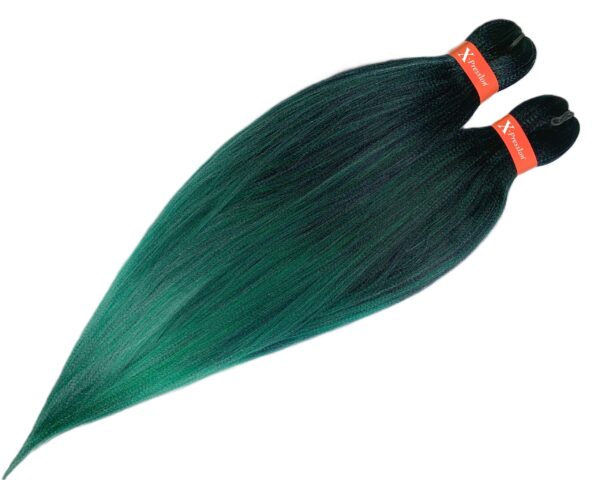 Kanekalon ombré Emerald 2 kusy