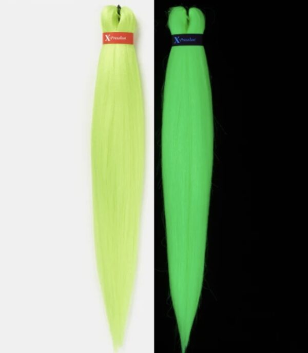 Kanekalon yellow UV 2 kusy