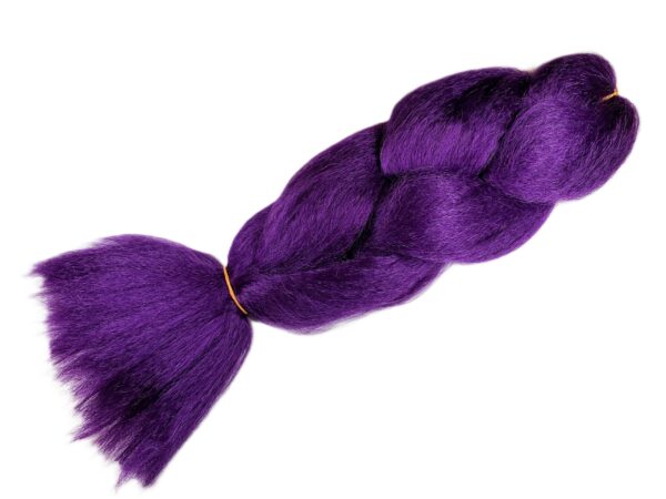 100% kanekalon zn.BNG D.PURPLE