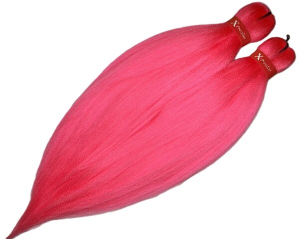 Kanekalon pink 2 kusy