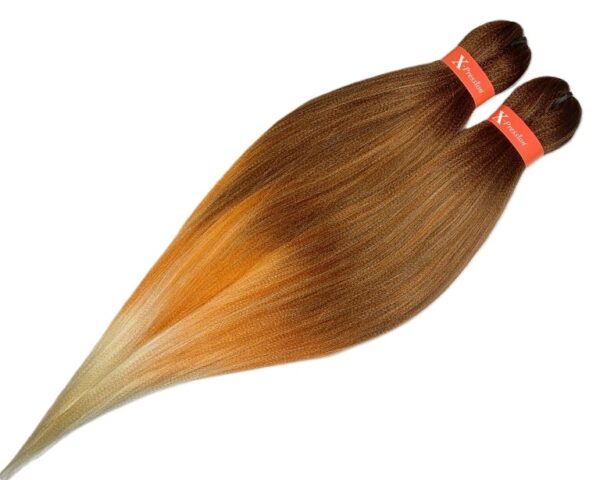 Kanekalon ombré cinnamon cream 2 kusy