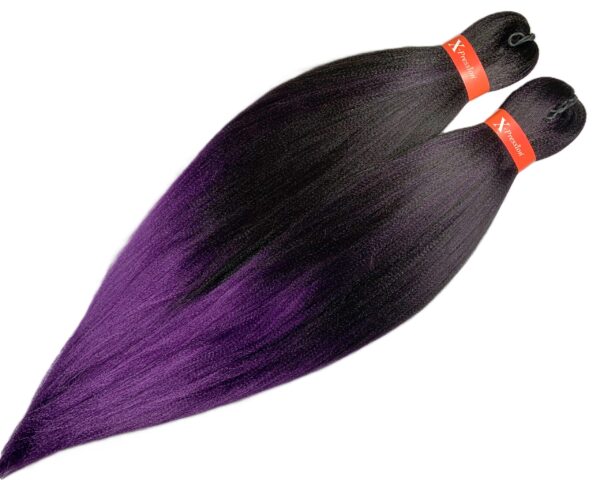 Kanekalon ombre č.1/violet 2 kusy