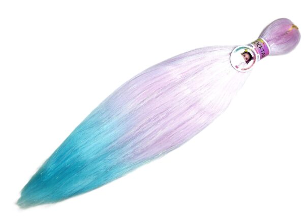 Kanekalon MISS ROLA trblietavý pink/mint 100g