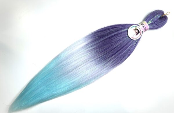Kanekalon MISS ROLA trblietavý purple/pink/mint 100g